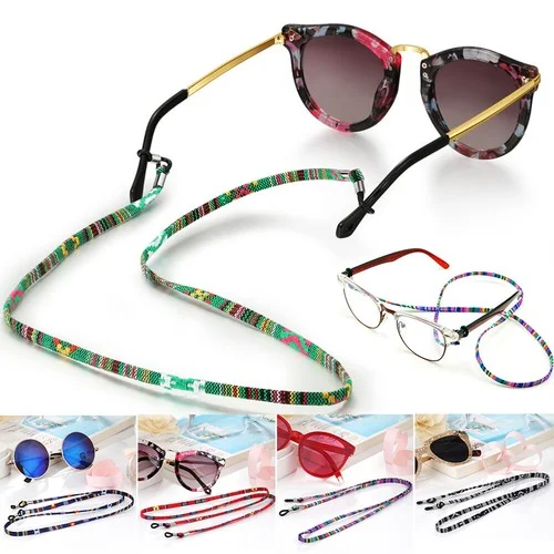 $ 5mm Wide DIY Eyeglass Sunglasses Cord Strap Ethnic Style Cotton Eyewear Lanya
