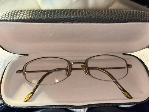 ❤️ Adrienne Vittadini AV6024 Eyeglasses Sunglasses Frames Pink Rose Gold Oval