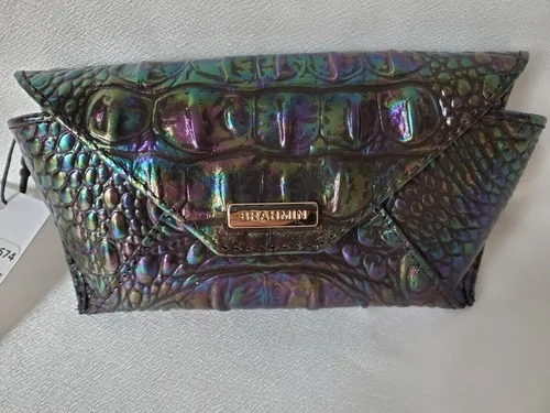❤️ BRAHMIN Eyeglass Case Black Pearl - Gorgeous Black Pearl Colors HTF 3