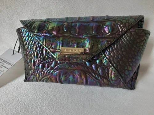 ❤️ BRAHMIN Eyeglass Case Black Pearl - Gorgeous Black Pearl Colors HTF 4
