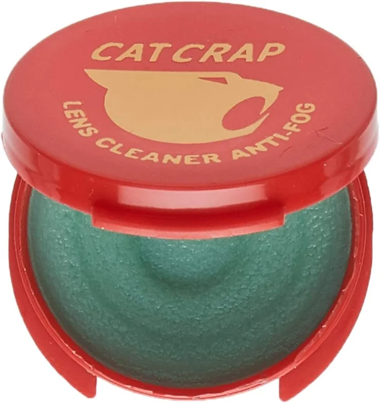, Cat Crap, Anti-Fog Lens Cleaner Balm, Safe on All Lenses, Eyeglasses, G