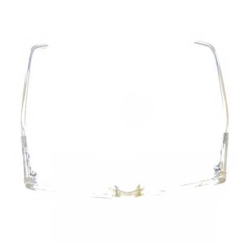 👓 Prada Unisex Eyeglass Frames Clear Lens Crystal Plastic Round Frame 0PR 12YV 3