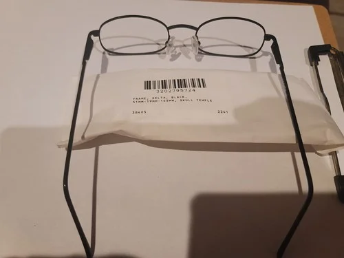 👓 Randolph Military delta frame RX Metal Eyeglass Frames Black👓