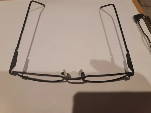 👓 Randolph Military delta frame RX Metal Eyeglass Frames Black👓 3