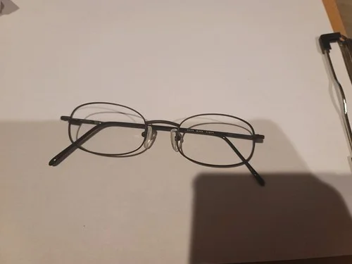 👓 Randolph Military delta frame RX Metal Eyeglass Frames Black👓 4