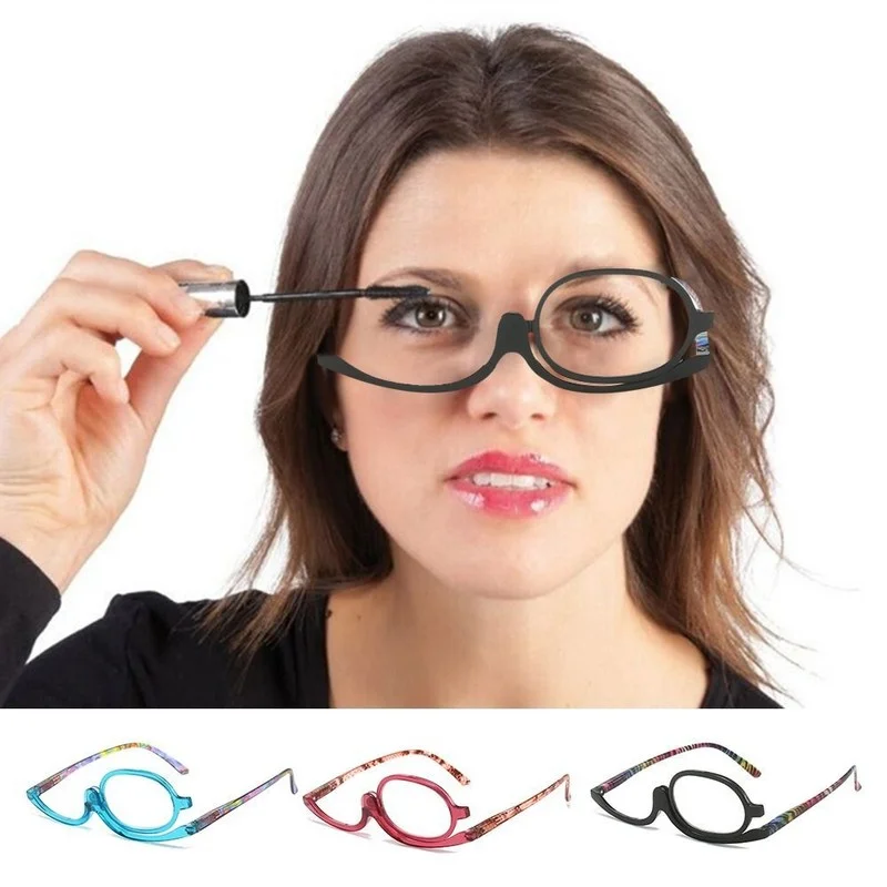 +1.50~+4.0 Diopter Folding Eyeglasses Vision Care Cosmetic Glasses Woman