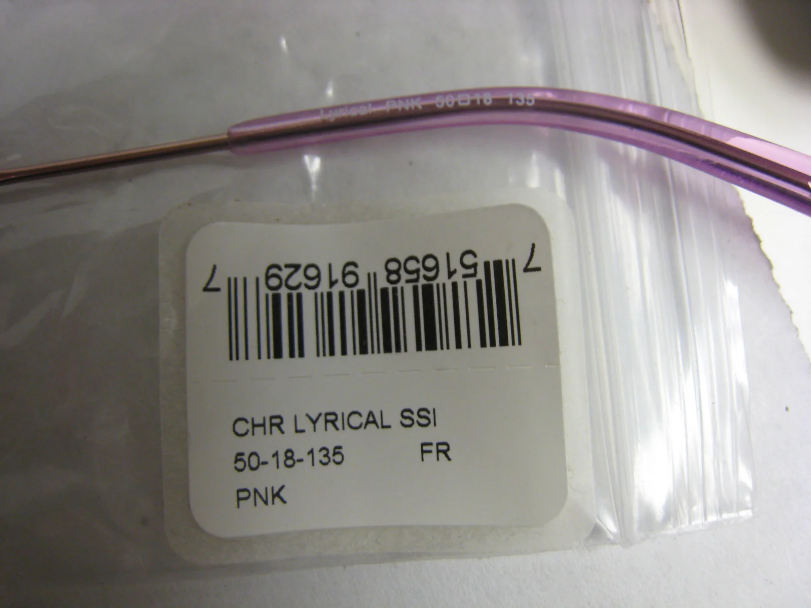 1 CHRISTIE BRINKLEY Eyeglass Frames LYRICAL in PINK 50-18-135 3
