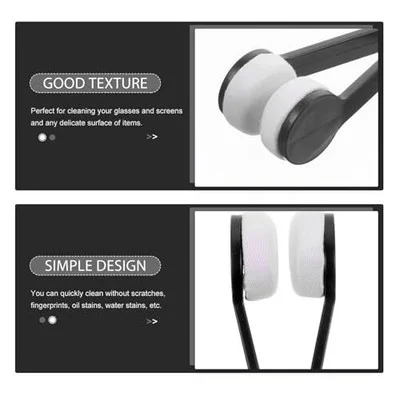 1 Mini Microfiber Spectacles Cleaner Eyeglass Sun Glasses Cleaner Random Colors