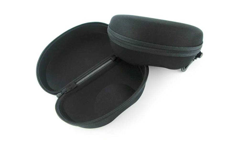 1 Pack Black Glasses Eyeglasses Safety Zippered Hard Case Carry Box 3
