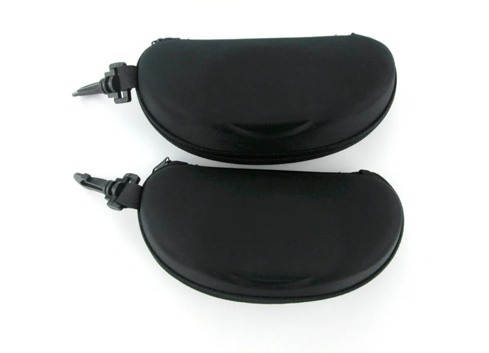 1 Pack Black Glasses Eyeglasses Safety Zippered Hard Case Carry Box 4