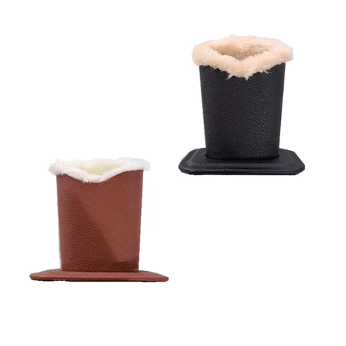 1 Pack Eyeglass Holder Stand with Soft Plush Lining for Desk Black Brown US 4