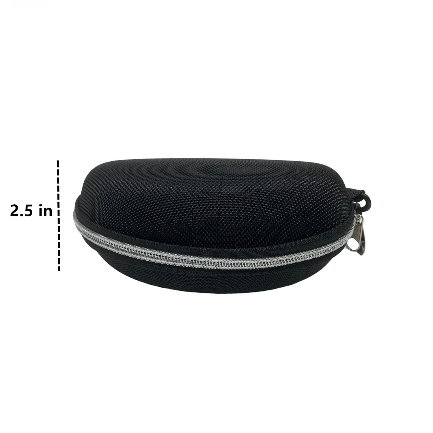 1 Pack of Zipper Shell Eyeglasses and Sunglasses Case w/ Plastic Carabiner Hook 3