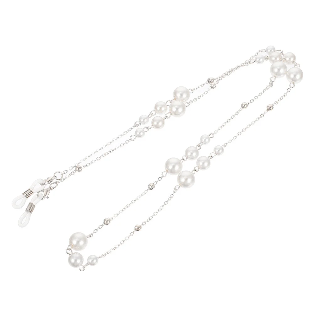 1 Pc Pearl Eyeglass Strap Eyeglass Holder Necklace Glasses Rope Chain