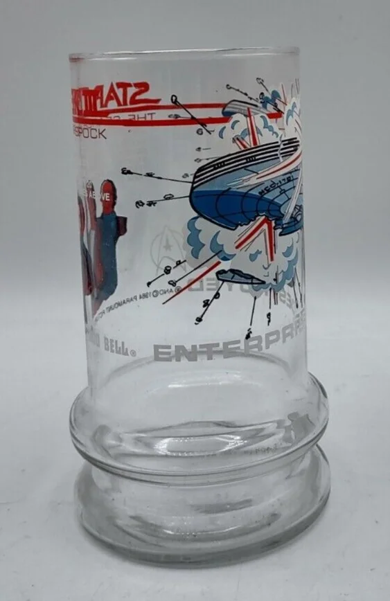 1, Star Trek 3 The Search For Spock 1984 Taco Bell Enterprise Destroyed Glass 2
