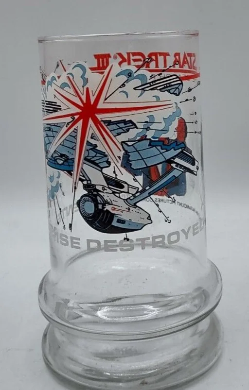 1, Star Trek 3 The Search For Spock 1984 Taco Bell Enterprise Destroyed Glass 4