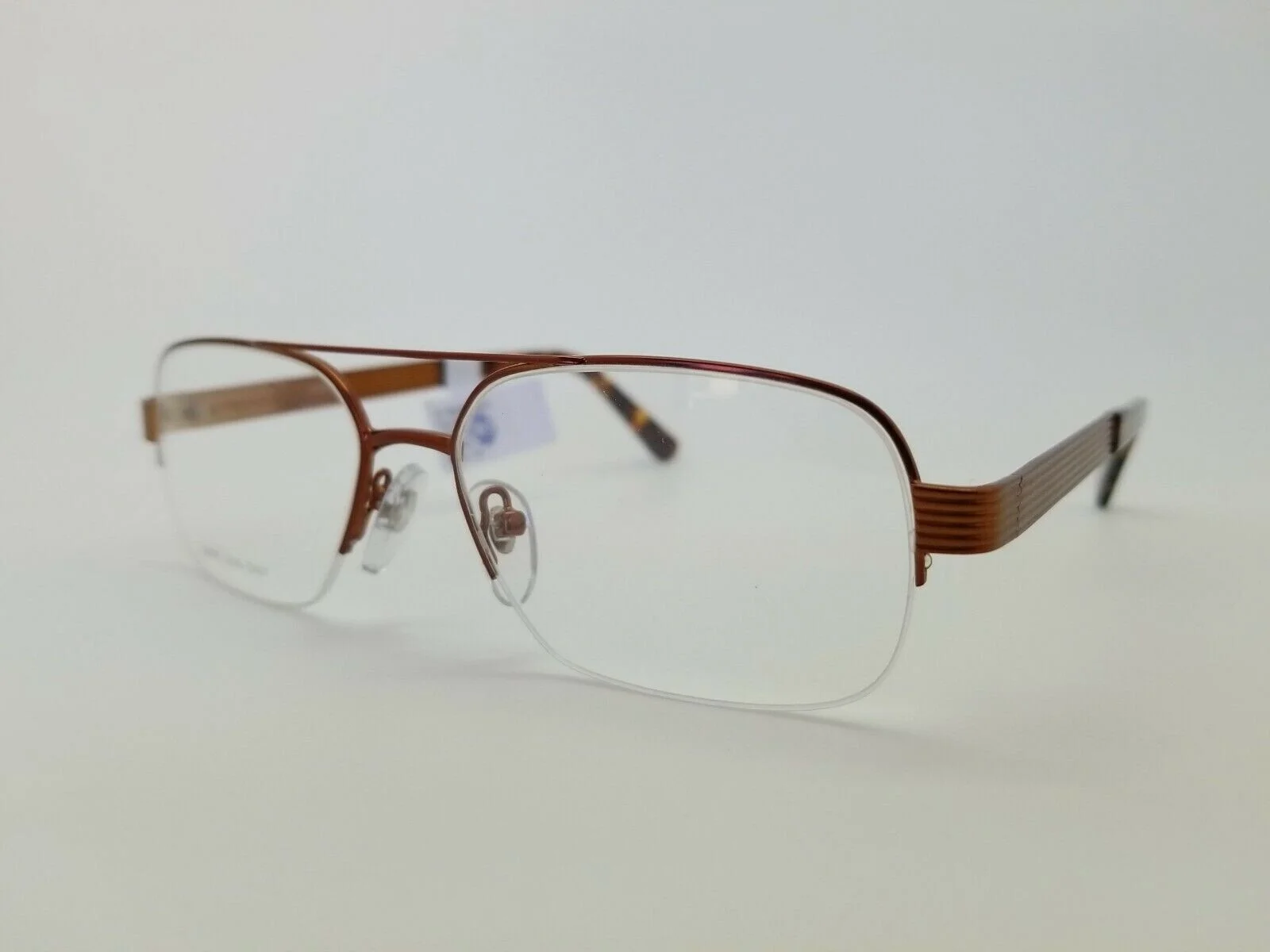 1 Unit New Contour Brown Eyeglass Frame 50-17-135 #561 2