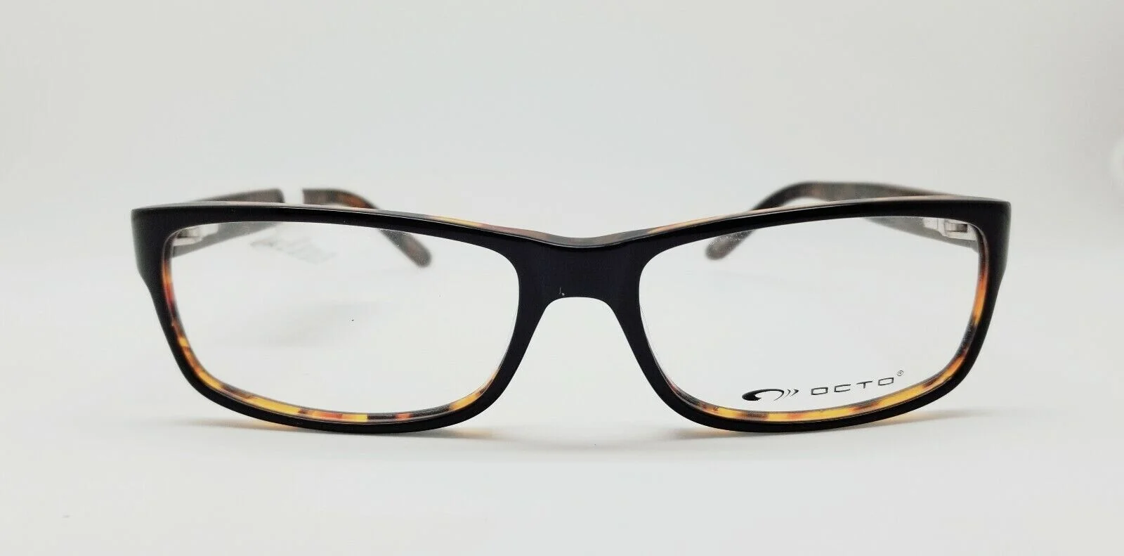 1 Unit New Octo Black Tortoise Eyeglass Frame 55-16-140 #154