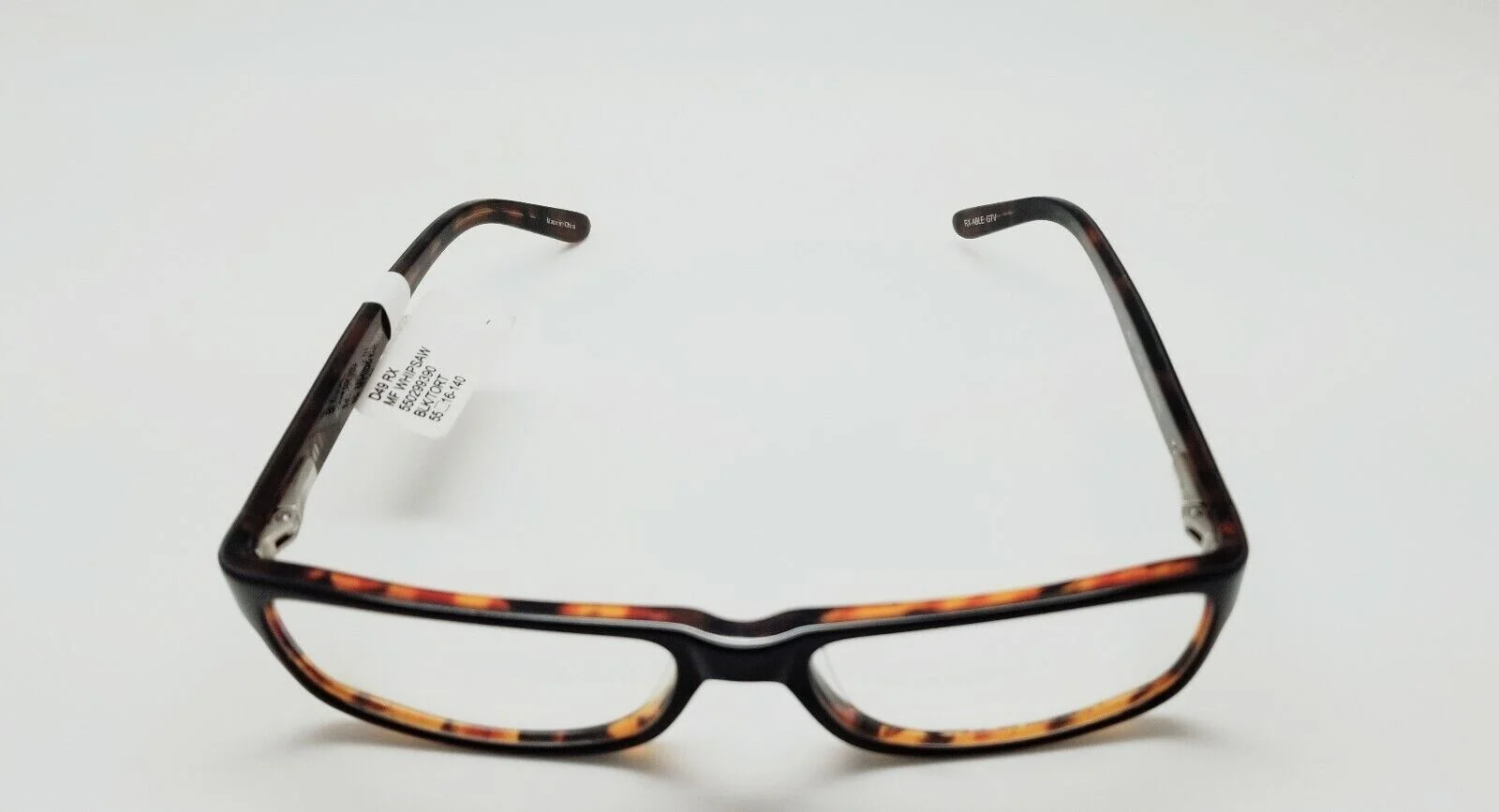 1 Unit New Octo Black Tortoise Eyeglass Frame 55-16-140 #154 3