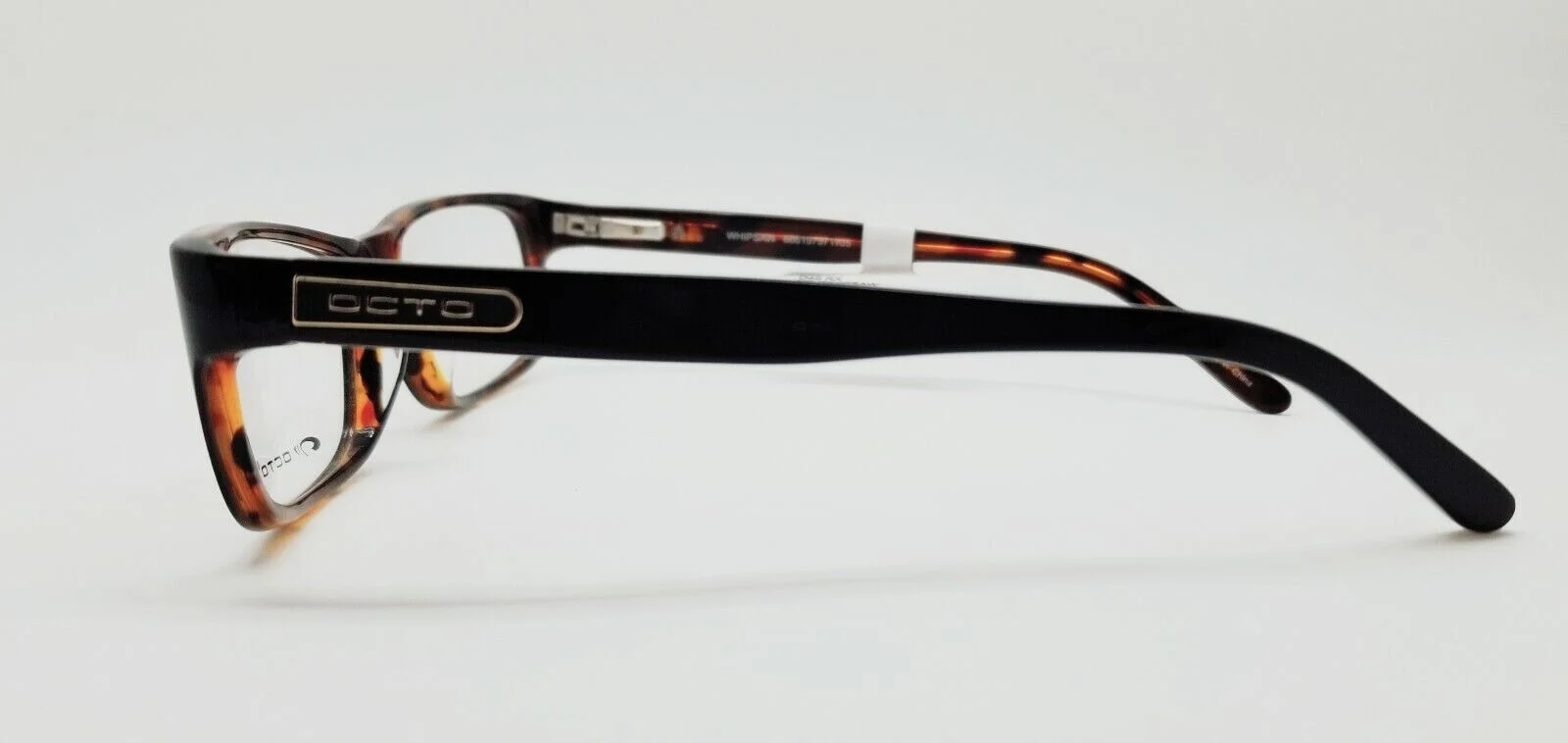 1 Unit New Octo Black Tortoise Eyeglass Frame 55-16-140 #154 4