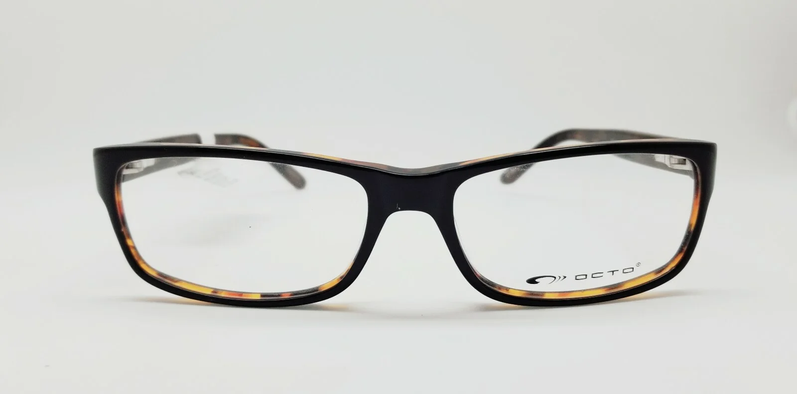 1 Unit OCTO EYEGLASS FRAMES PRESCRIPTION GRADE UNISEX BLK/TORT 55-16-140 #154 2