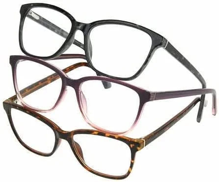 10 Assorted Branded Reading Glasses with 5 Cases - Perfect for Everyday Use 2