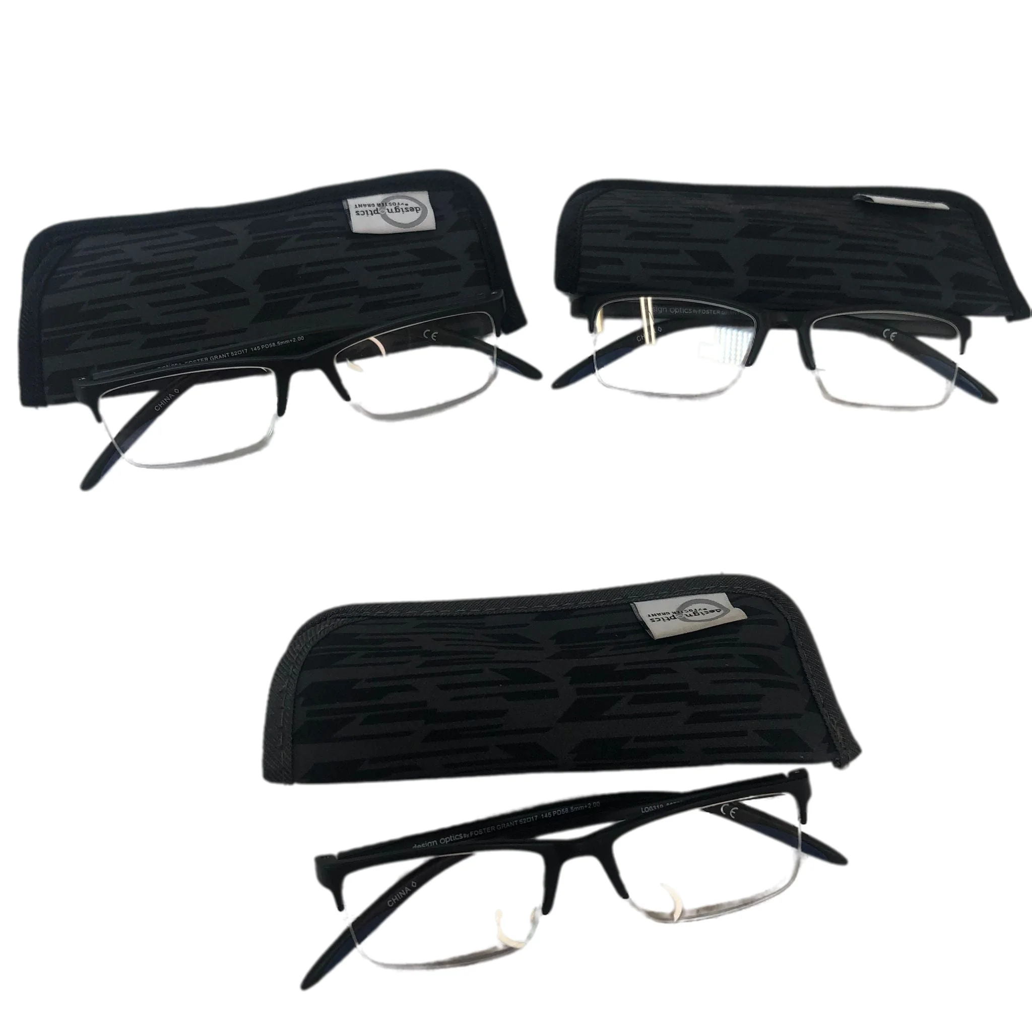 10 Assorted Branded Reading Glasses with 5 Cases - Perfect for Everyday Use 3