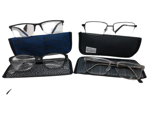 10 Assorted Branded Reading Glasses with 5 Cases - Perfect for Everyday Use 4