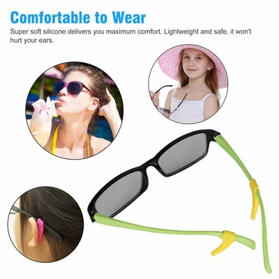 10 Pairs Anti Slip Holder Silicone Grip Ear Hook Tip Glasses Eyeglasses Retainer 4