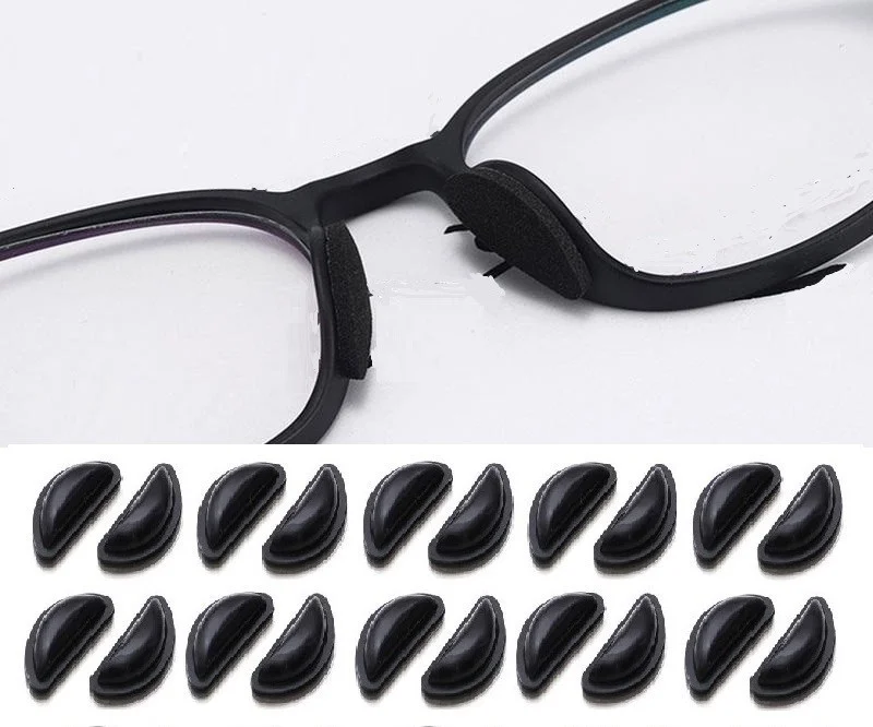 10 Pairs Anti-Slip Silicone Adhesive Sticky Nose Pads for Glasses Eyeglasses USA 3