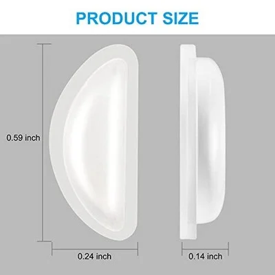 10 Pairs Eyeglass Nose Pads Silicone Soft Seft Adhesive Thin Anti-Slip Nosepads 3