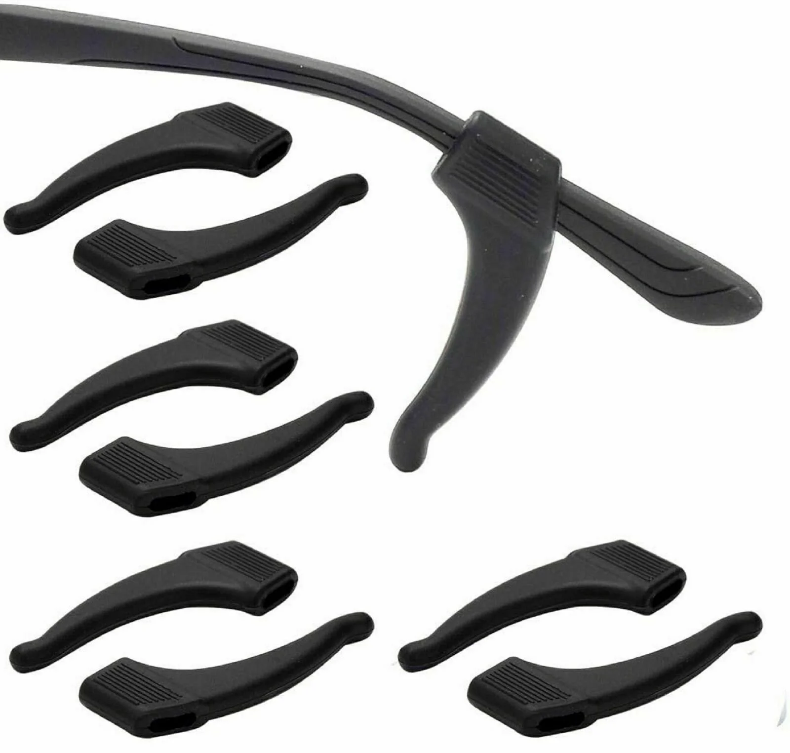 10 Pairs Silicone Non-Slip Ear Grip Hooks for Eye Glasses and Sunglasses 3