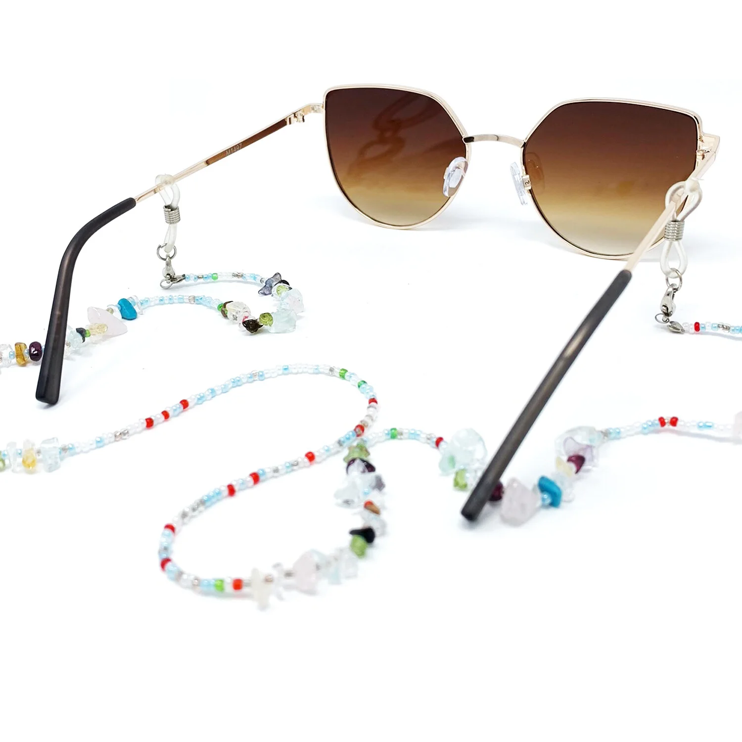 10 Piece Beaded Cord Holder Neck Lanyard Eyeglass Glasses Strap Sunglasses Chain 3