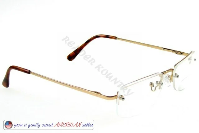 +100 to +400 Bifocal Readers Semi-Rimless Lightweight GET REWARDS SPRING HINGES 3