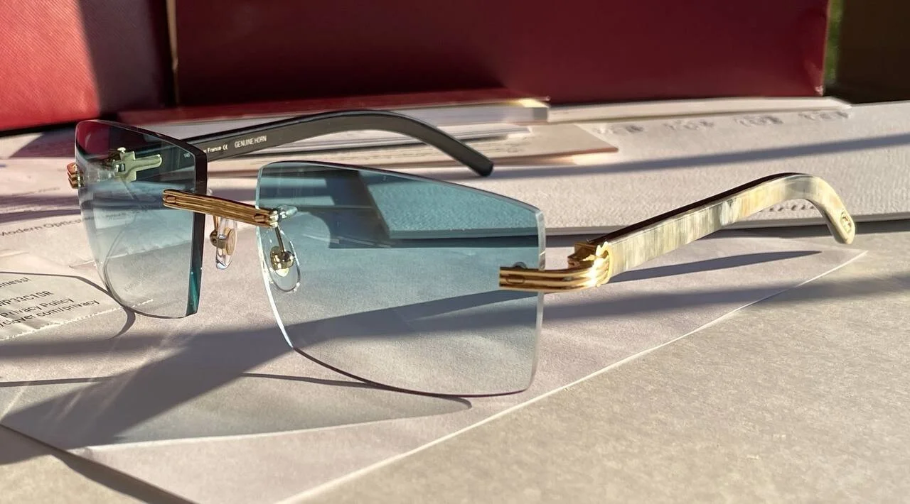 100% Authentic Cartier Eyeglasses CT0286O 003 Buffalo Sunglasses Buffs