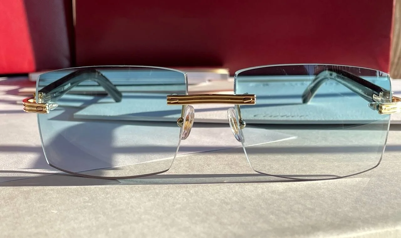 100% Authentic Cartier Eyeglasses CT0286O 003 Buffalo Sunglasses Buffs 2