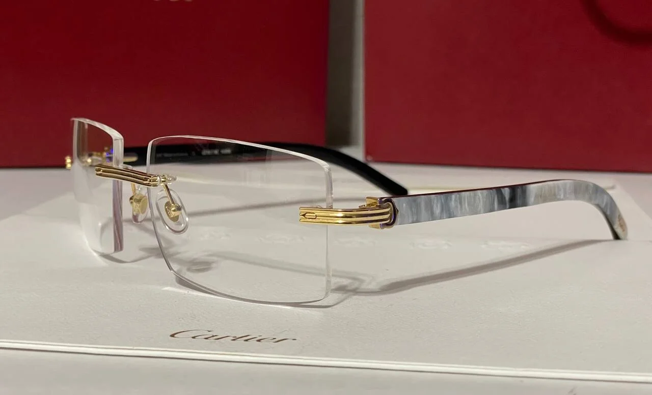 100% Authentic Cartier Eyeglasses CT0286O 3mm Lens Buffalo Sunglasses Buffs