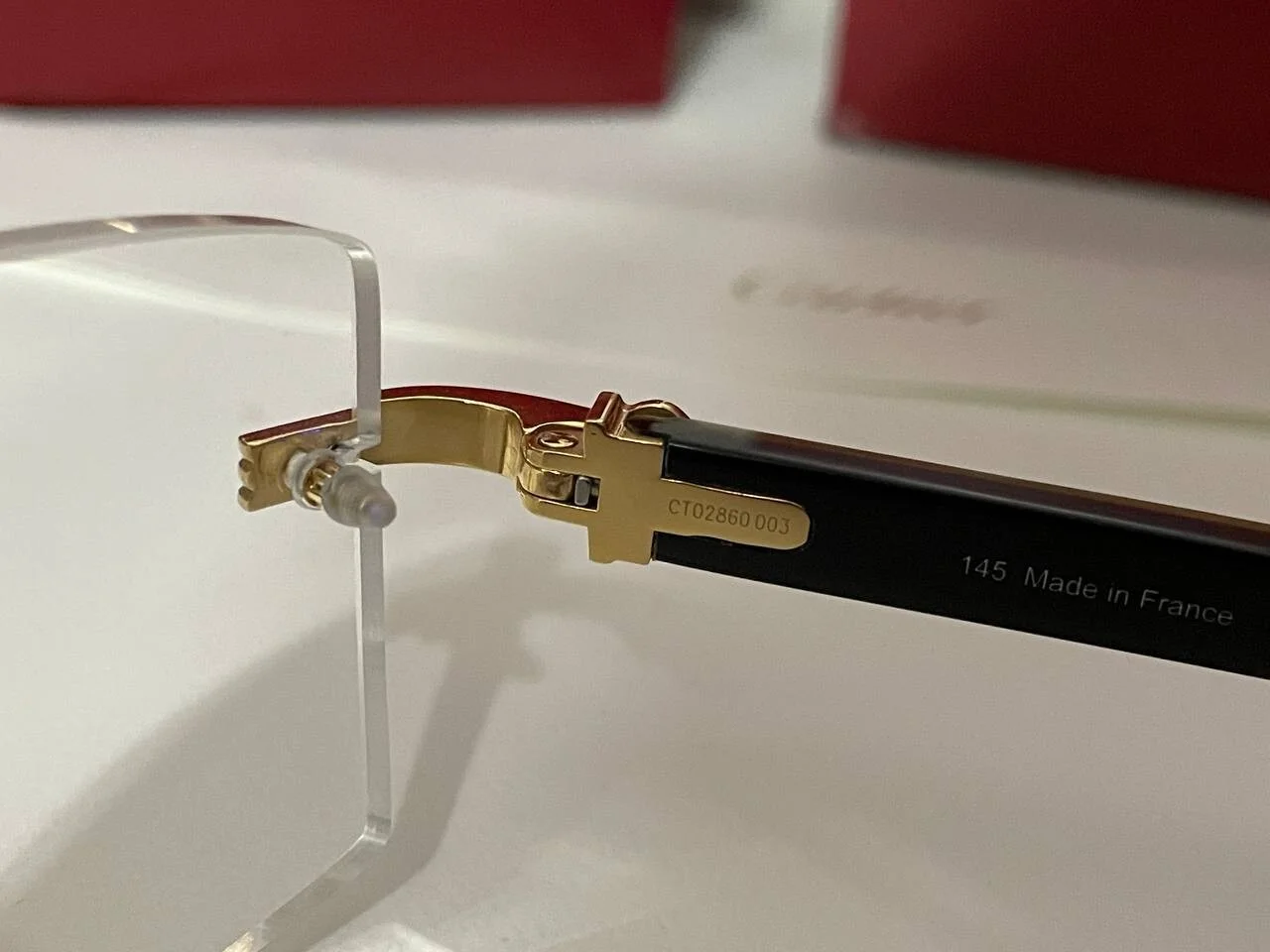 100% Authentic Cartier Eyeglasses CT0286O 3mm Lens Buffalo Sunglasses Buffs 3