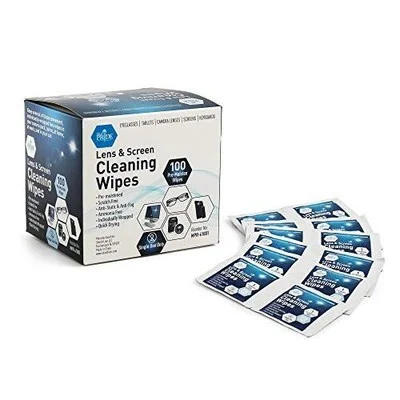 100 Count Anti Fog Wipes Cleaner Dirt Wipe for glasses Eyeglass Lens Cleaning 2