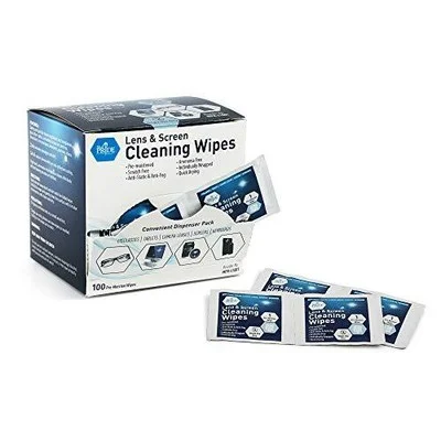 100 Count Anti Fog Wipes Cleaner Dirt Wipe for glasses Eyeglass Lens Cleaning 3