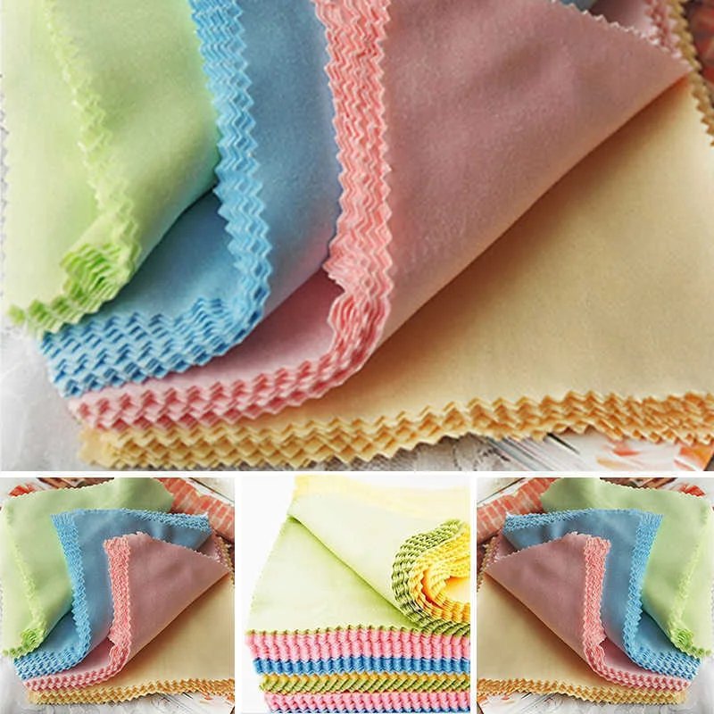 100 Microfiber Cloth Wipes Eyeglass Cleaning Phone Sunglasses Camera Lens Screen 4