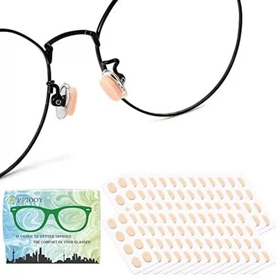 100 Pairs Eyeglass Nose Pads Soft Foam Self-Adhesive Nose Pads Stickers