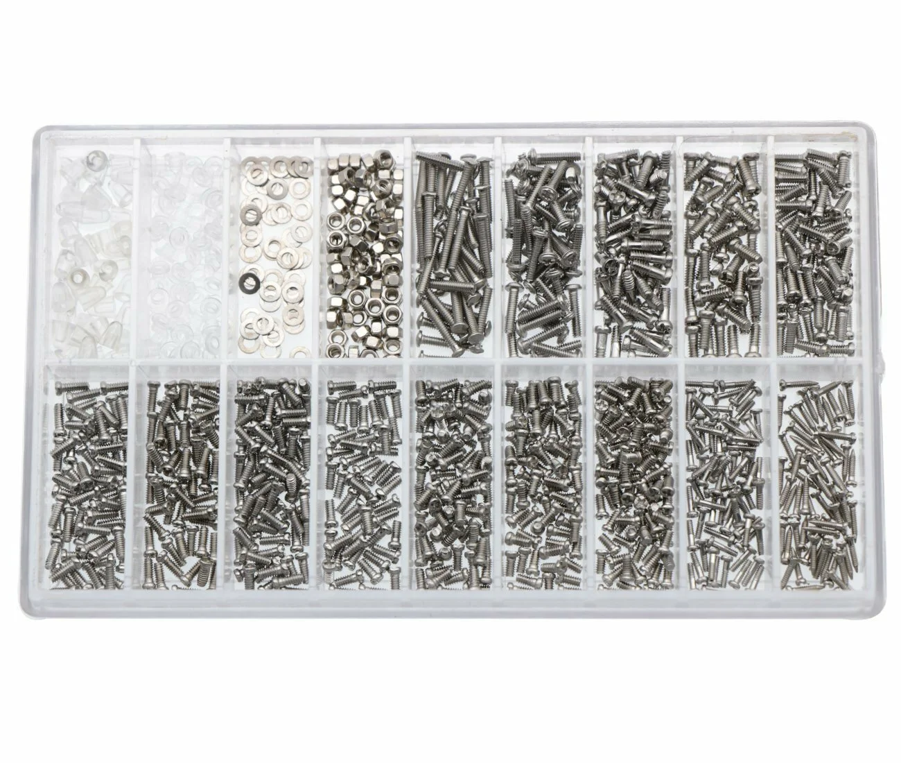 1000Pcs Micro Eyeglass Spectacles Watch Repair Stainless Steel Screw Screwdriver 2