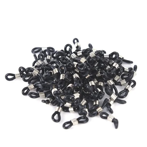 100Pcs Eye Glasses Spectacle Chain Strap Holder Rubber Loop Ends DIY Fash_ro 3