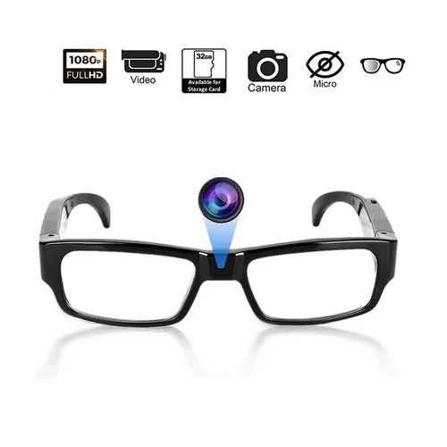 1080P HD Spy Camera Glasses 1080P Hidden Eyeglass Sunglasses Cam Eyewear DVR
