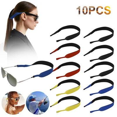 10pcs Glasses Strap Neck Cord Sports Eyeglasses Band Sunglass Rope String Holder