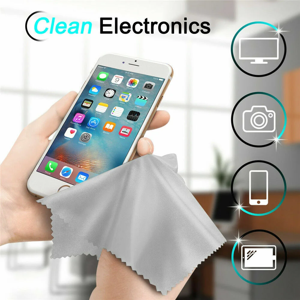 10Pcs Microfiber Lens Glasses Cleaning Cloth Suit for unisex Eyeglass Sunglasses 2