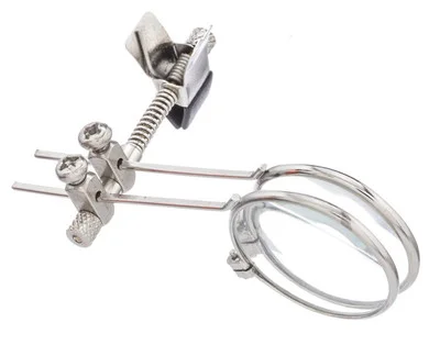 10X 10X Dual Lens Clip-On Eyeglass Eye Frame Jewelry Eye Loupe Magnifying Glass 2