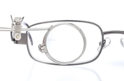 10X 10X Dual Lens Clip-On Eyeglass Eye Frame Jewelry Eye Loupe Magnifying Glass 3