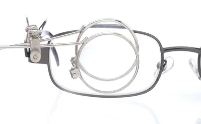 10X 10X Dual Lens Clip-On Eyeglass Eye Frame Jewelry Eye Loupe Magnifying Glass 4