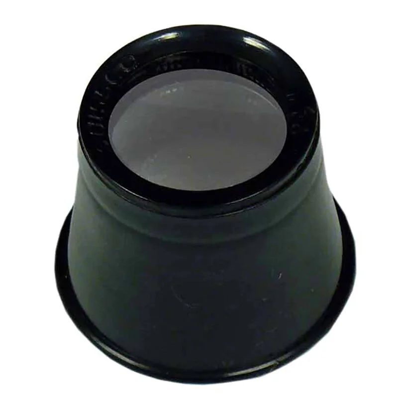 10X Magnifying Loupe Jewelry Jewelers Pocket Magnifier Loop Eye Glass Watchmaker
